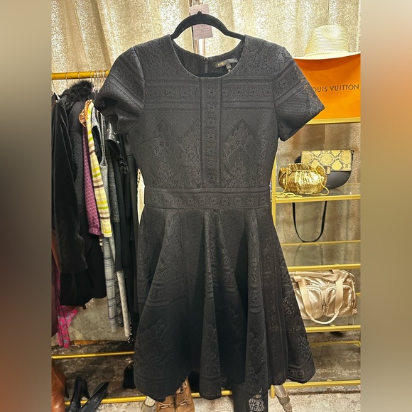 Maje Rafael Black Lace Dress - Picture 5 of 8